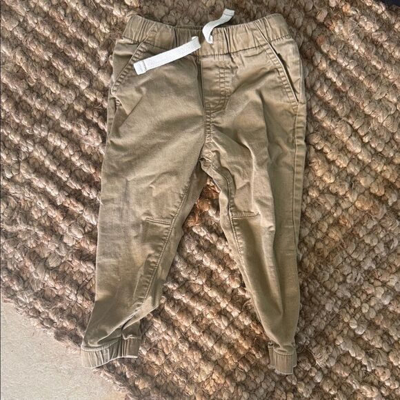 Cat & Jack Other - Kids Tan Jogger Pants - Cat & Jack Size 2T - Boys Drawstring Joggers